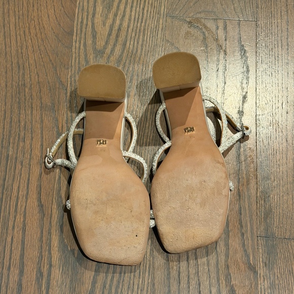 Badgley Mischa Delilah Heels Soft White Size 8.5 - Picture 10 of 11